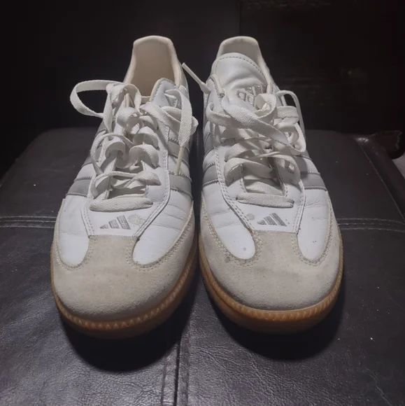 Adidas Samba Milenium White and Gray Men's Sneakers - Picture 2 of 7